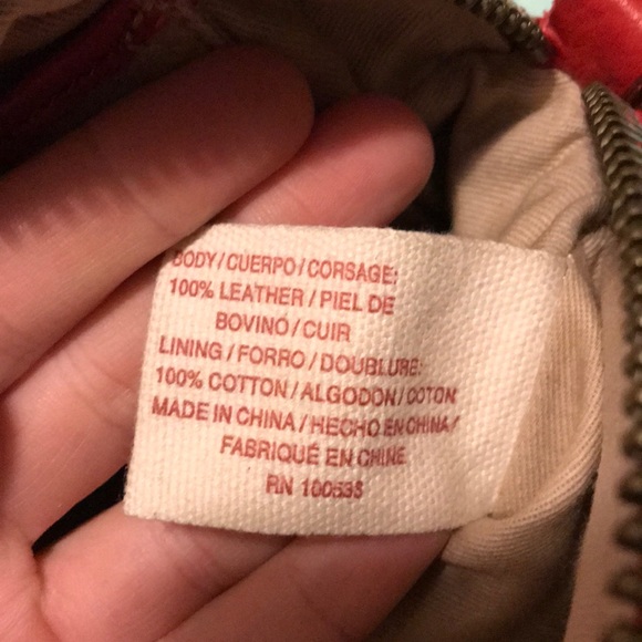 Red Lucky brand purse - Picture 6 of 8